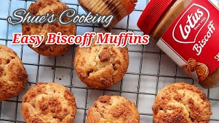 Easy Biscoff Muffins | Muffins Thermomix | Shue Mad About Muffins