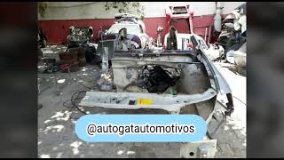 Oficina Auto Gat deixa Astra zero, após  batida lateral; Confira as imagens