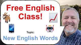 Let's Learn English! Topic: New English Words and Phrases 📱📈🐐