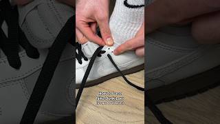 This is How to Loose Lace and Secure your Nike Dunks at the same time! 😎👍🏼 #dunks #shoelaces