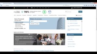 Tutorial | Consulta de Processo - TRF Salvador