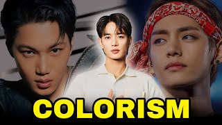 Kpop idols making colorist comments