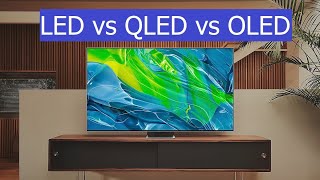 LED vs QLED vs OLED