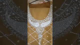 Bridal suit latest trending design ideas /hand embroidery work/kora dabka work dresses.