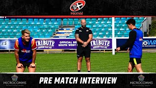 Microcomms Bedford Blues Pre Match interview with Louie Tonkin