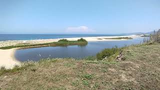 Foce del fiume Coghinas a Valledoria. San Pietro a mare  Sardinia Italy