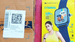 Zebronics SmartWatch Unboxing & First Look - Best Budget SmartWatch!