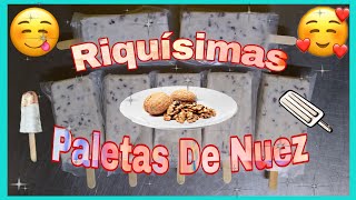 Paletas de nuez / como Preparar Unas Ricas Paletas De Nuez De Crema