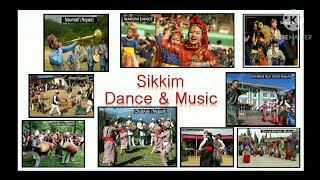 collage of Sikkim dance & music / sikkim dance & music collage / how to make a collage on Sikkim