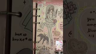 ♡。·˚˚·  Coquette theme journaling page ·˚˚·。♡ #journal #journaling #soft