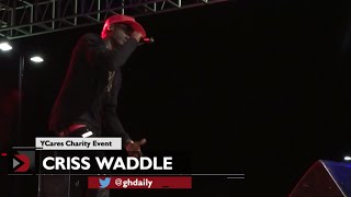 Criss Waddle performing live on stage