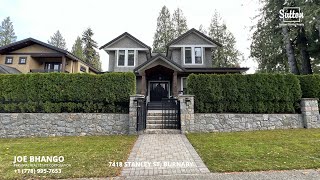 Luxurious OPEN HOUSE  🏡 Exquisite home with 6 Bed 6 Baths❤️  7418 STANLEY ST, BURNABY