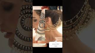 latest bridal earrings//bridal jhumka designs