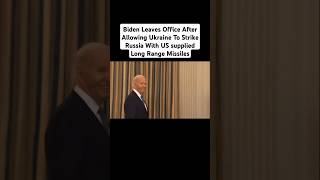 Biden Leaves Office After Allowing Ukraine To Strike Russia With US supplied Long Range Missiles 🚀