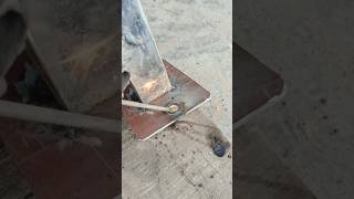 The process of welding a hole #welding #shortvideo