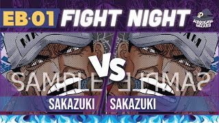 Sakazuki vs Sakazuki : One Piece Card Game : EB01 Match