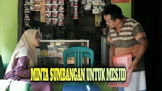 Minta sumbangan untuk mesjid