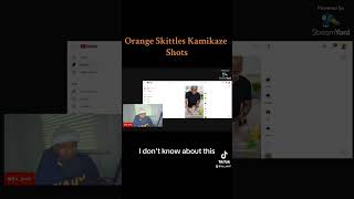 CuZO Reacts: Orange Skittles Kamikaze Shots 🤢