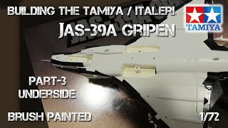 Building the Tamiya JAS-39A Gripen 1/72 | Part-3: Underside painting