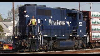 HD Pan Am Railways Action on District 2 Includes a Derailment sight Early May 2021