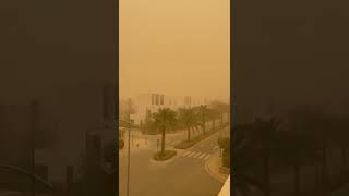 Happening Now! Riyadh SandStorm #shorts #saudiarabia