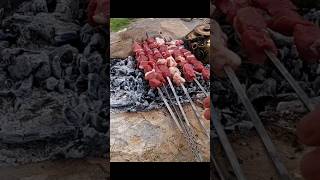 The most delicious lamb roast:Best Lamb Kebab#asmr #food #cooking #nature #live