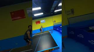 Ping-pong training #pingpong #sports #tennisdetable #shorts