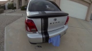 Toyota Echo PlastiDip Custom Paint Job