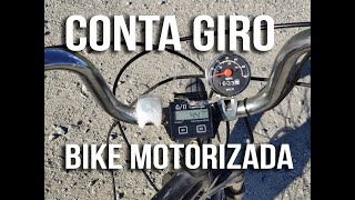 Testando conta giro em Bike motorizada!