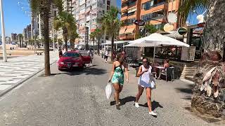 Benidorm Rincon de Loix Levante beach in  August 2023