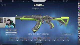 Sick Reacts to "RGX 11Z Pro VANDAL Skin"