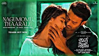 #Nagumomu_Thaarale Teaser | Radhe Shyam | Prabhas,Pooja Hegde | Justin Prabhakaran | Krishna K