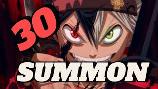 Season 1: Summon x 30 for Asta [Black Clover M]