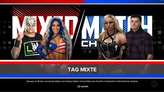 Rey Mysterio & Zelina Vega 🆚 Dominik Mysterio & Liv Morgan - Mixed Match Challenge #1st Round