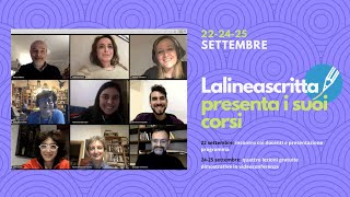 Presentazione corsi Lalineascritta 2020-2021