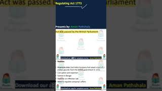 Regulating Act 1773 #regulatingact1773 #indianpolity #upsc #politicalscience