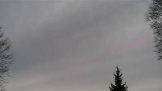 Winter Storm Noah 2 17 2018 Time Lapse Sky Clouds Filmed South Mild Day Snow At Night