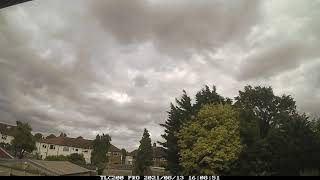 Day timelapse 13th August 2021, Partly sunny, London