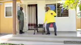 Museveni dancing to unknown song with his bodyguard trending video_omwenga killed cctv footage out (