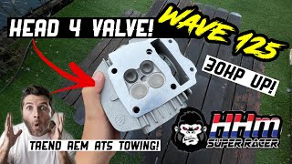 Wave 125s Masuk Head 4 Valve 21/24 HHM! Up Spec Berhantu Tapau RX-Z! Rem Atas Towing! Legacy Rider!