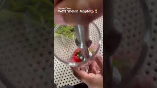 Watermelon Mojito #summerdrink #youtubeshorts #watermelondrink