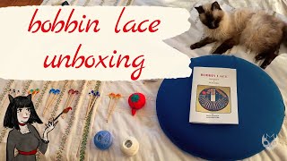 SNOWGOOSE BOBBIN LACE UNBOXING | BEGINNER BOBBIN KIT | BOBBIN LACE KIT | REVIEW