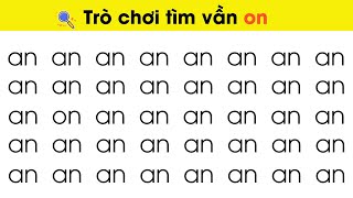 Trò Chơi Tìm Vần ON – Giúp trẻ dễ dàng ghi nhớ | Nguyễn Thị Lan Anh