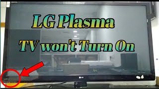 LG Plasma TV Not Turning ON but has Standby Light 42PA4500 (Tagalog)