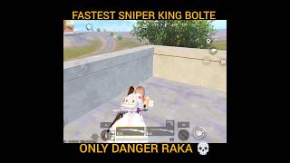 DANGER RAKA 💀 BOLE TO FASTEST SNIPER 😈 KING #foryou#trending  #funny #pubgmobile #bgmi #song #shorts