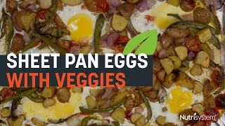 Sheet Pan Eggs with Veggies - Nutrisystem Recipe