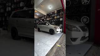 Tampilan modifikasi KIJANG INNOVA 2KD pakai velg racing r17 WEDSSPORT TC105X - velg kijang Innova