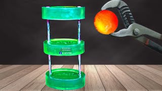 Experiment Glowing Metal Ball Vs Soaps Tower 😱