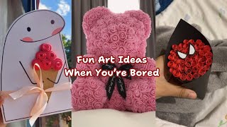 Fun Art Ideas to Try When You’re Bored 😃💡✨