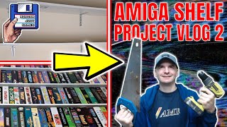 Amiga Boxes - Shelf Project Vlog 2 - Making Shelves For Amiga Boxes